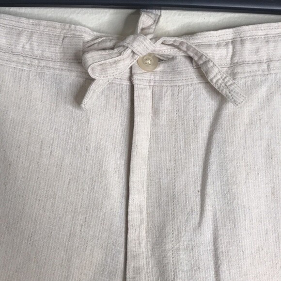 Cubavera mens lightweight linen pull on shorts with drawstring size XL - Picture 8 of 12